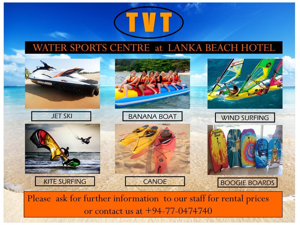 Lanka Beach Hotel Ettukala Bagian luar foto